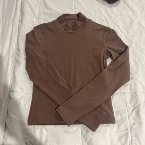 Long Sleeve Turtleneck Top